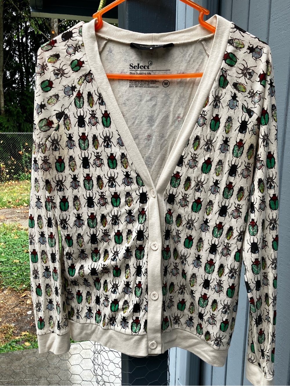 Threadless Select Beetles Cardigan ๐ชฒ